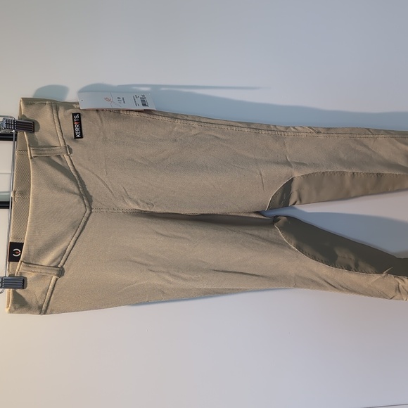 Kerrits Ladies Microcord Knee Patch Tights - Picture 7 of 11